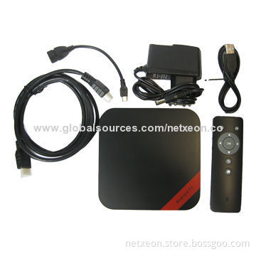 OEM and ODM Smart TV Box, Multiple Screen Sharing Phone Media, Supports DLNA, Airplay, Wi-Fi Dir